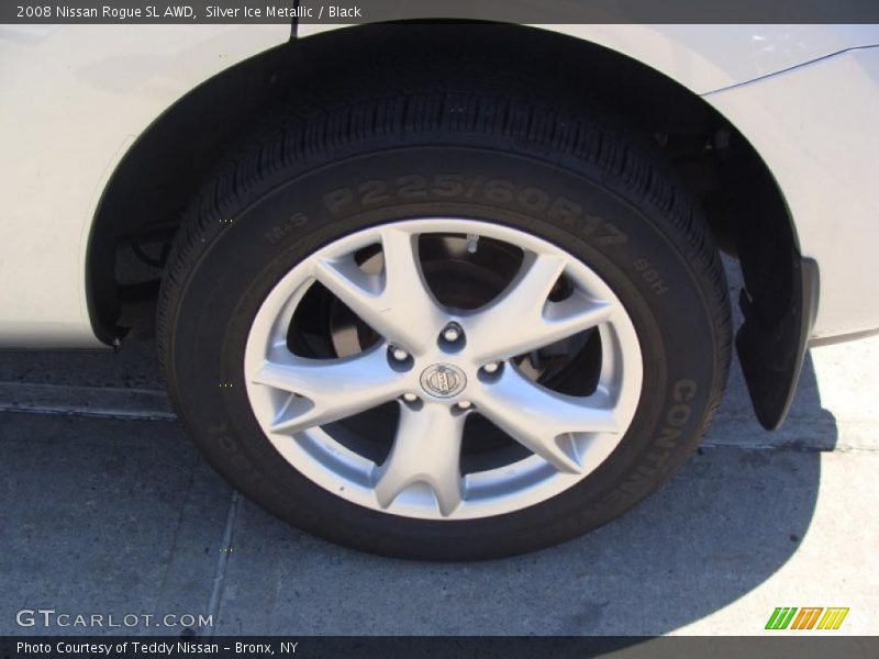 Silver Ice Metallic / Black 2008 Nissan Rogue SL AWD