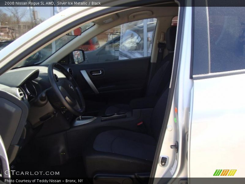 Silver Ice Metallic / Black 2008 Nissan Rogue SL AWD