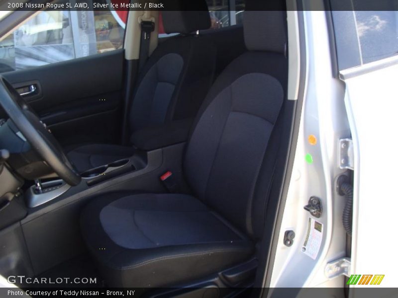 Silver Ice Metallic / Black 2008 Nissan Rogue SL AWD
