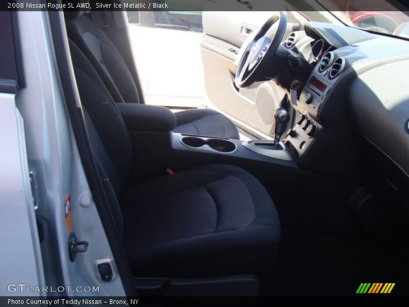 Silver Ice Metallic / Black 2008 Nissan Rogue SL AWD
