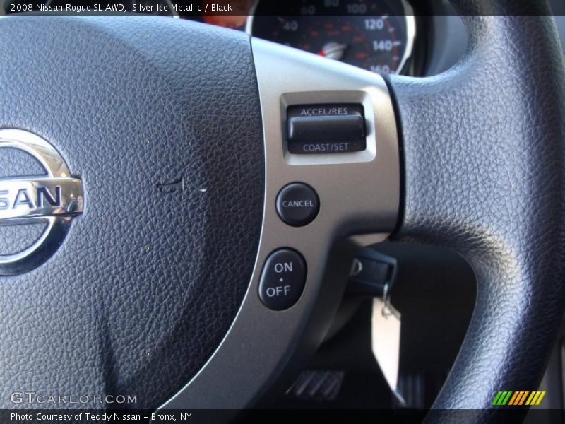 Silver Ice Metallic / Black 2008 Nissan Rogue SL AWD