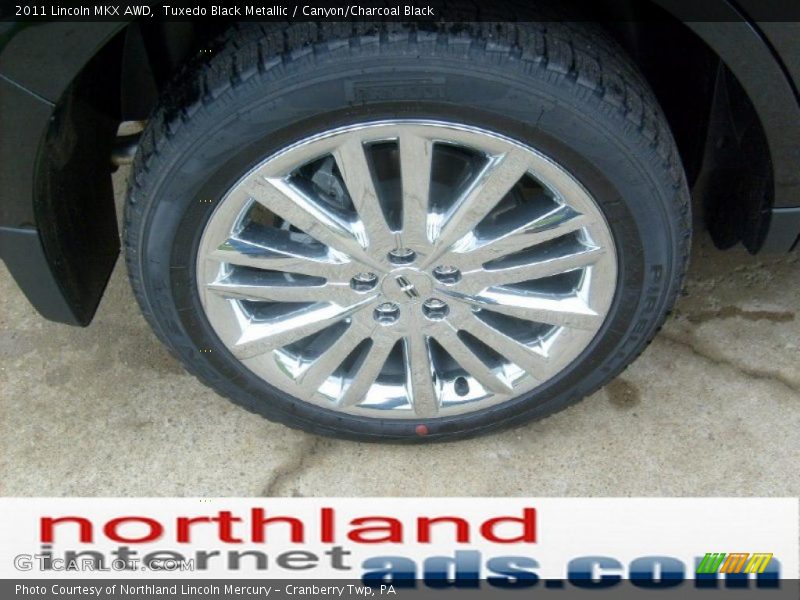 Tuxedo Black Metallic / Canyon/Charcoal Black 2011 Lincoln MKX AWD