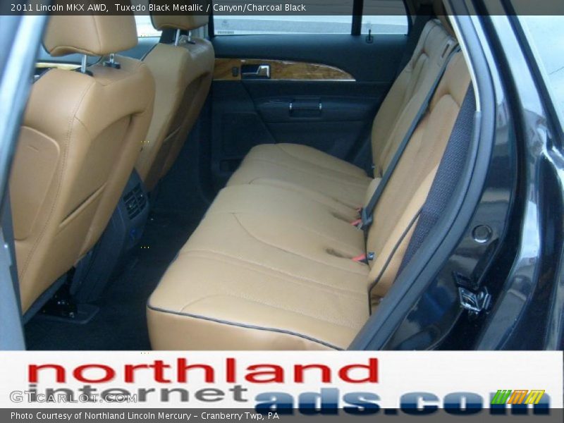 Tuxedo Black Metallic / Canyon/Charcoal Black 2011 Lincoln MKX AWD