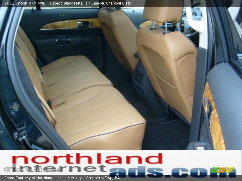 Tuxedo Black Metallic / Canyon/Charcoal Black 2011 Lincoln MKX AWD