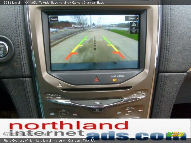 Tuxedo Black Metallic / Canyon/Charcoal Black 2011 Lincoln MKX AWD