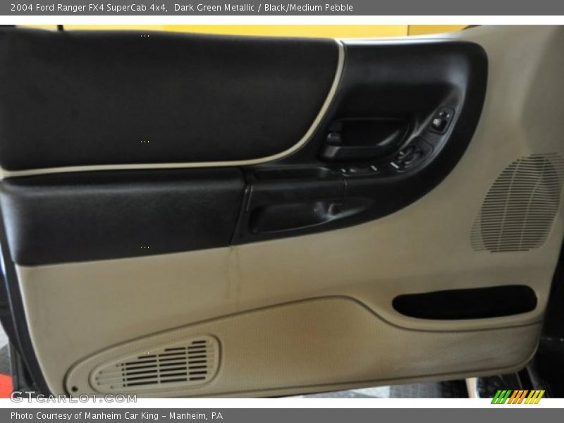 Dark Green Metallic / Black/Medium Pebble 2004 Ford Ranger FX4 SuperCab 4x4