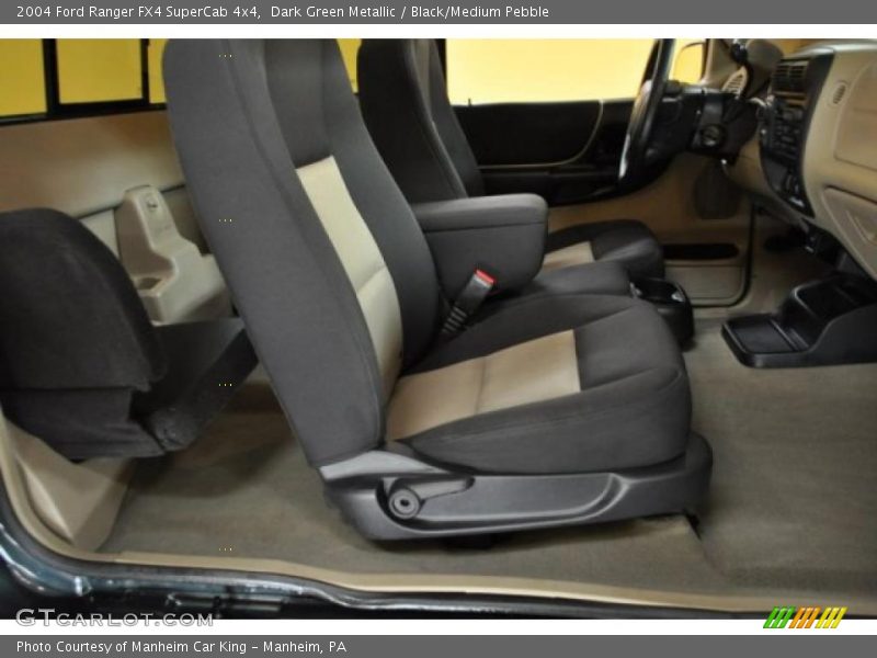 Dark Green Metallic / Black/Medium Pebble 2004 Ford Ranger FX4 SuperCab 4x4