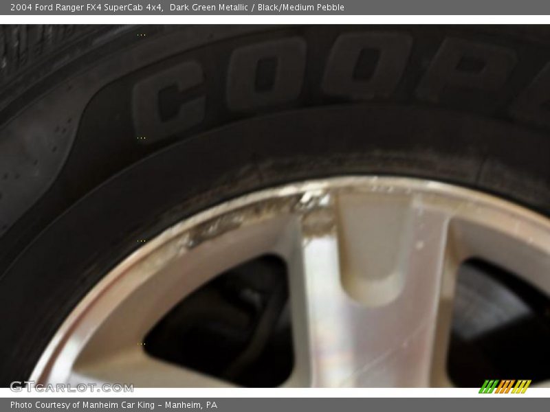 Dark Green Metallic / Black/Medium Pebble 2004 Ford Ranger FX4 SuperCab 4x4