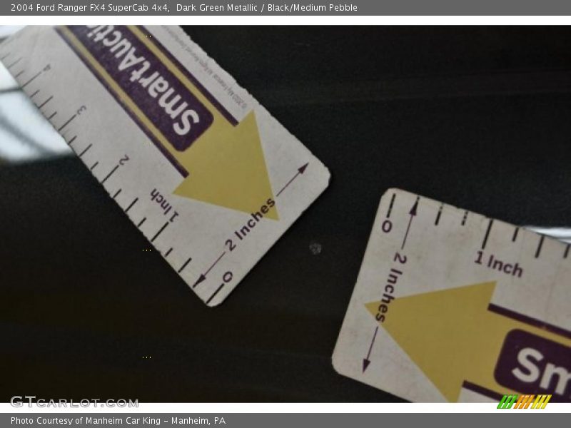 Dark Green Metallic / Black/Medium Pebble 2004 Ford Ranger FX4 SuperCab 4x4