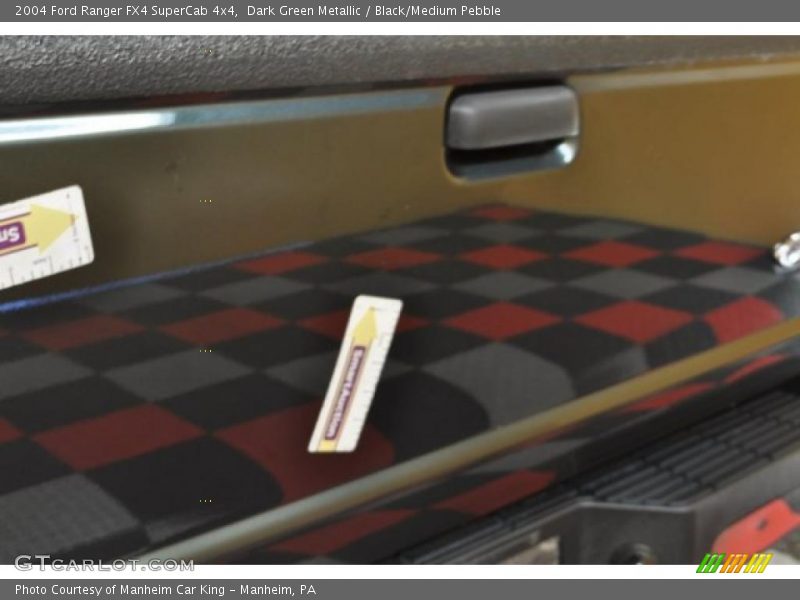 Dark Green Metallic / Black/Medium Pebble 2004 Ford Ranger FX4 SuperCab 4x4