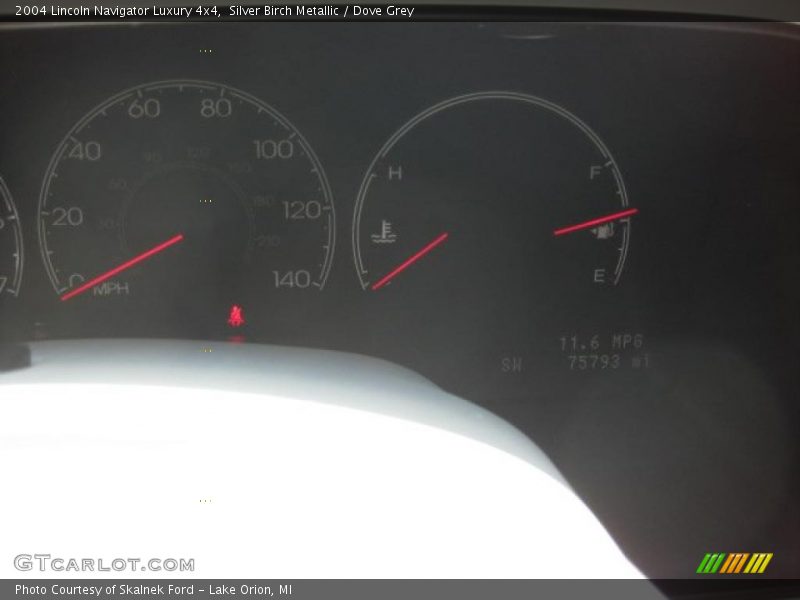 Silver Birch Metallic / Dove Grey 2004 Lincoln Navigator Luxury 4x4