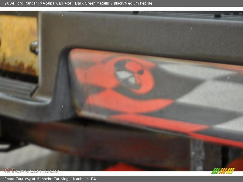 Dark Green Metallic / Black/Medium Pebble 2004 Ford Ranger FX4 SuperCab 4x4