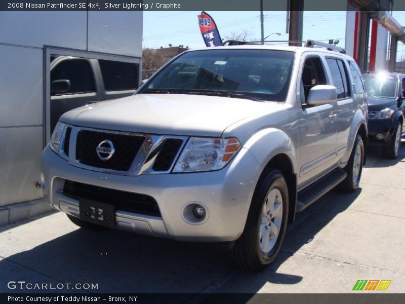 Silver Lightning / Graphite 2008 Nissan Pathfinder SE 4x4
