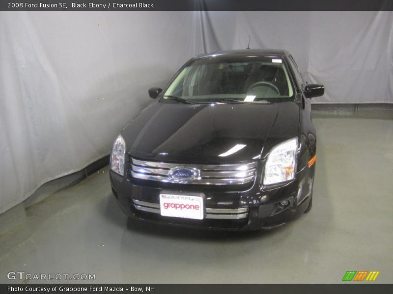 Black Ebony / Charcoal Black 2008 Ford Fusion SE