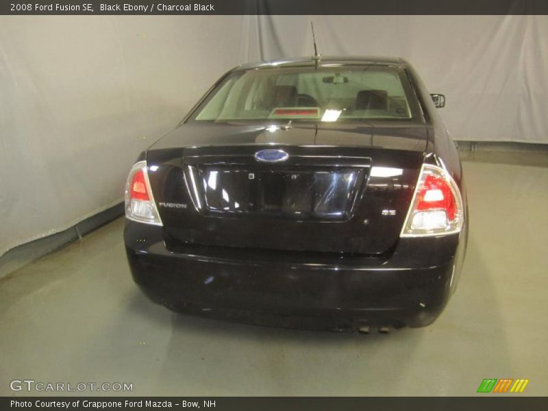 Black Ebony / Charcoal Black 2008 Ford Fusion SE