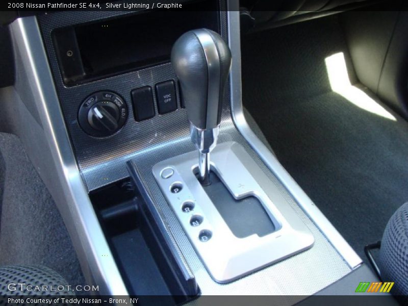 Silver Lightning / Graphite 2008 Nissan Pathfinder SE 4x4