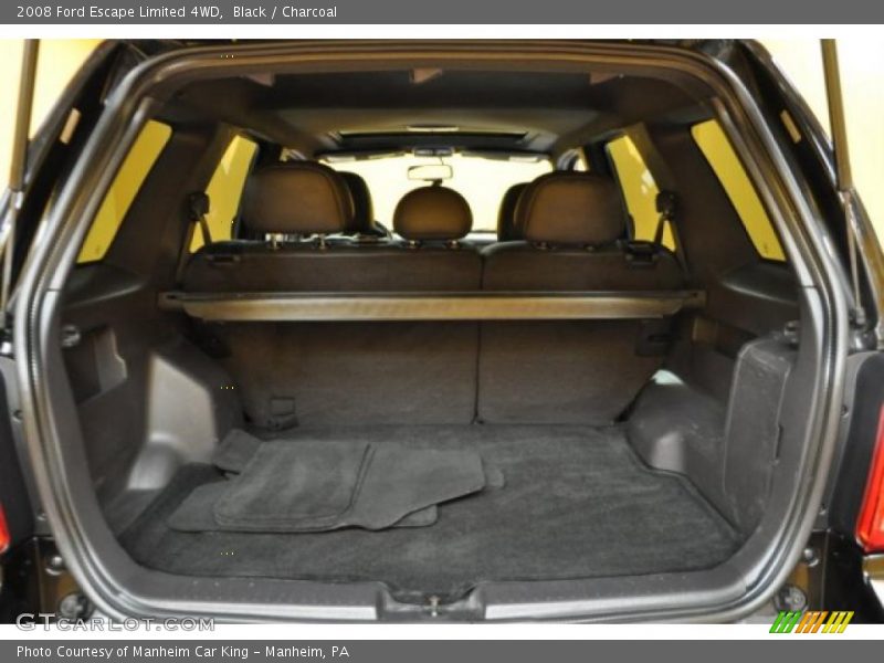 Black / Charcoal 2008 Ford Escape Limited 4WD