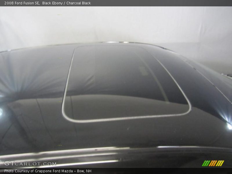 Black Ebony / Charcoal Black 2008 Ford Fusion SE