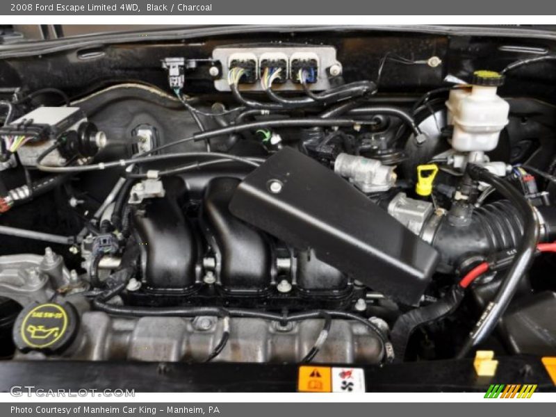 Black / Charcoal 2008 Ford Escape Limited 4WD