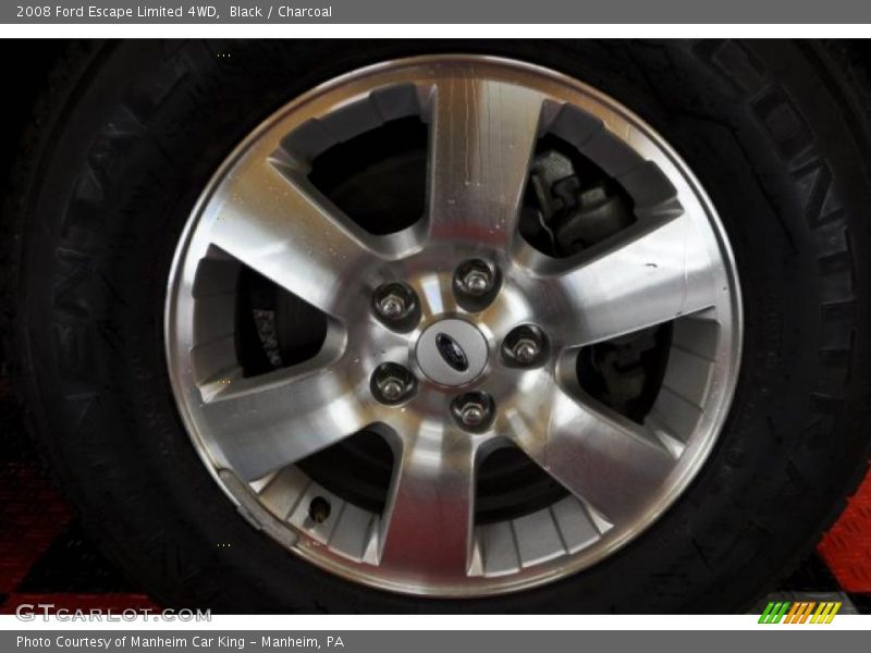 Black / Charcoal 2008 Ford Escape Limited 4WD