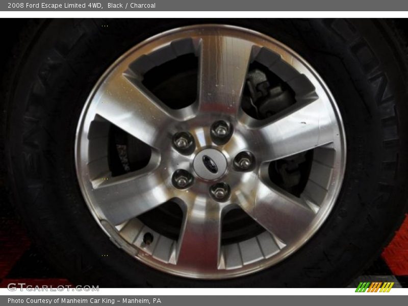 Black / Charcoal 2008 Ford Escape Limited 4WD