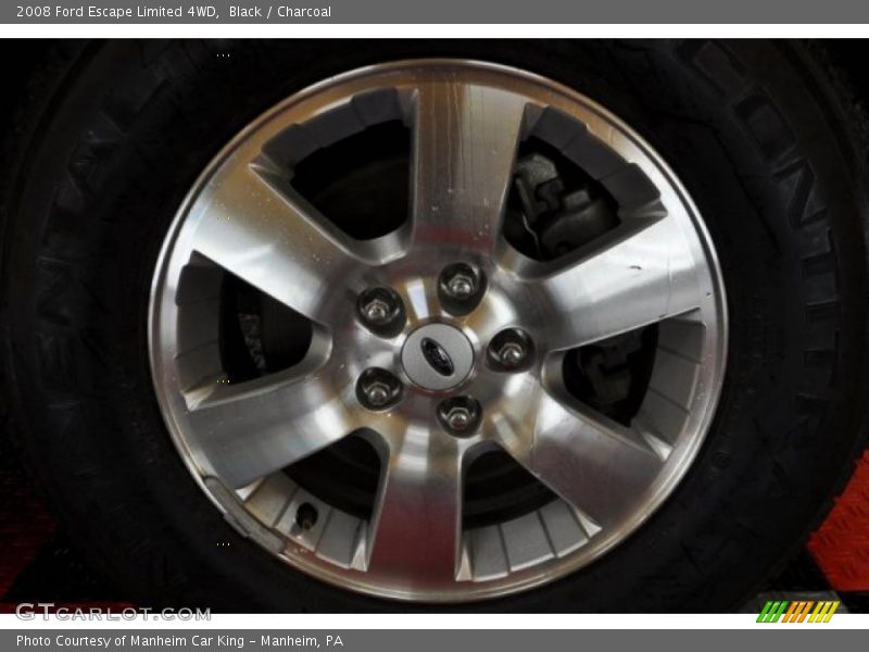 Black / Charcoal 2008 Ford Escape Limited 4WD