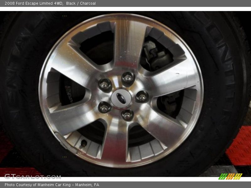 Black / Charcoal 2008 Ford Escape Limited 4WD
