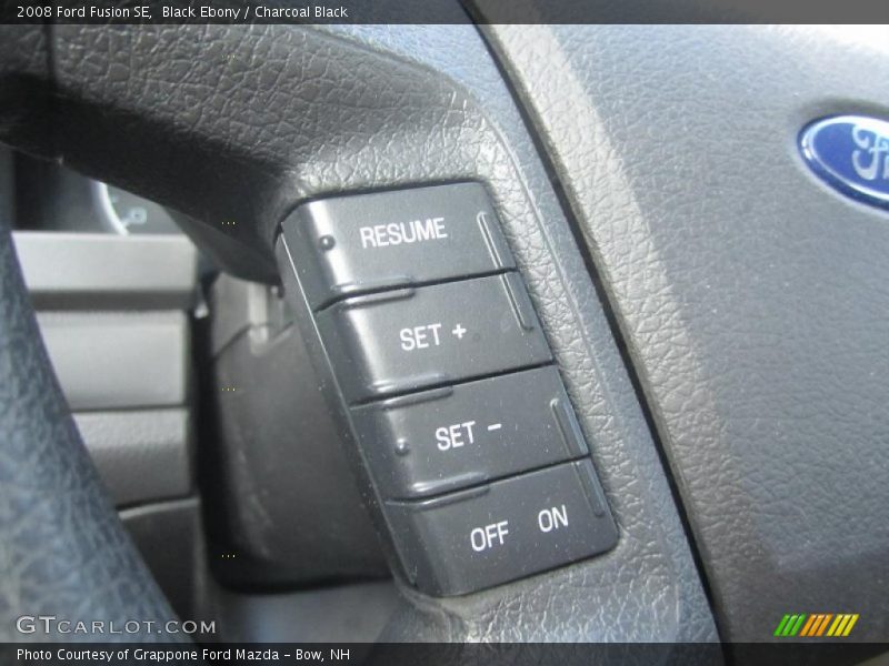 Black Ebony / Charcoal Black 2008 Ford Fusion SE