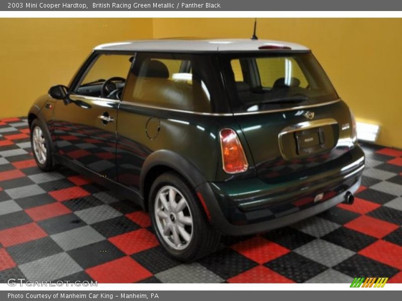 British Racing Green Metallic / Panther Black 2003 Mini Cooper Hardtop
