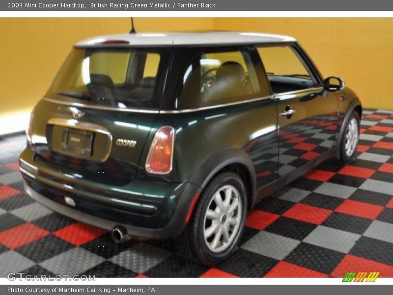 British Racing Green Metallic / Panther Black 2003 Mini Cooper Hardtop