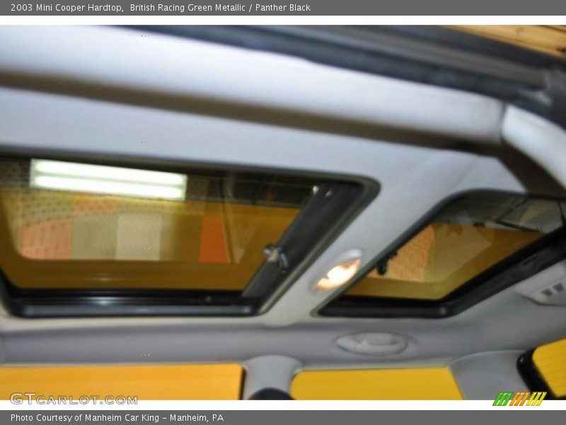British Racing Green Metallic / Panther Black 2003 Mini Cooper Hardtop