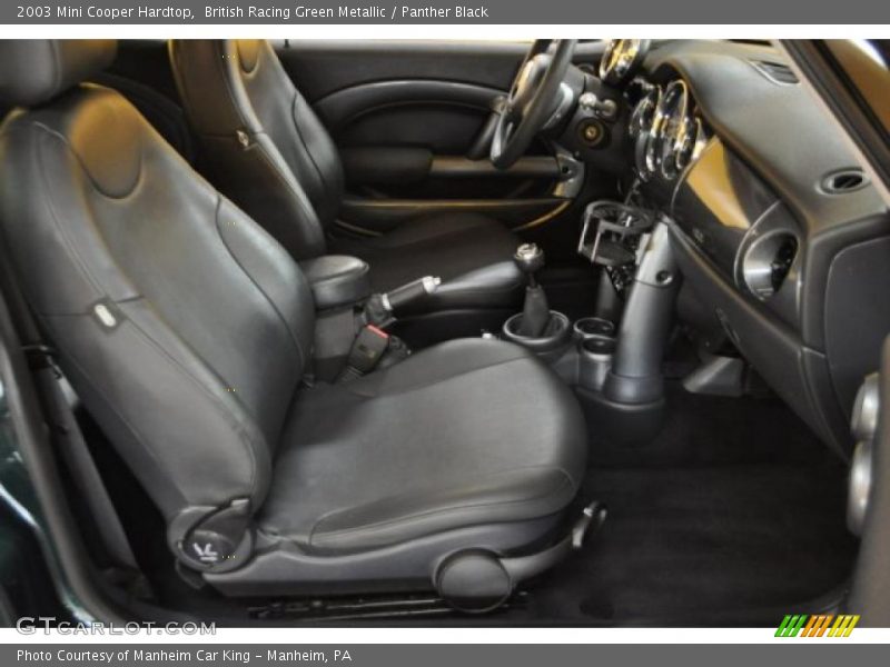 British Racing Green Metallic / Panther Black 2003 Mini Cooper Hardtop