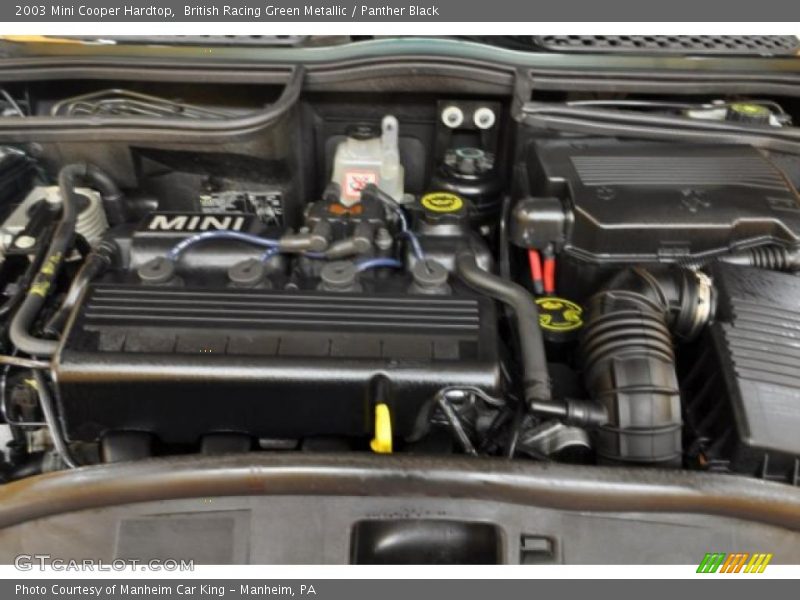 British Racing Green Metallic / Panther Black 2003 Mini Cooper Hardtop