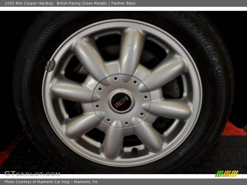 British Racing Green Metallic / Panther Black 2003 Mini Cooper Hardtop