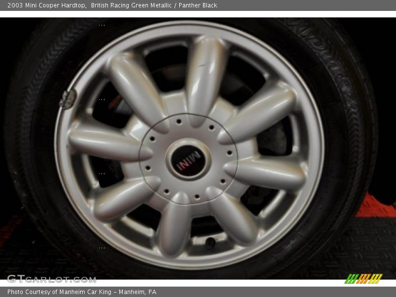 British Racing Green Metallic / Panther Black 2003 Mini Cooper Hardtop