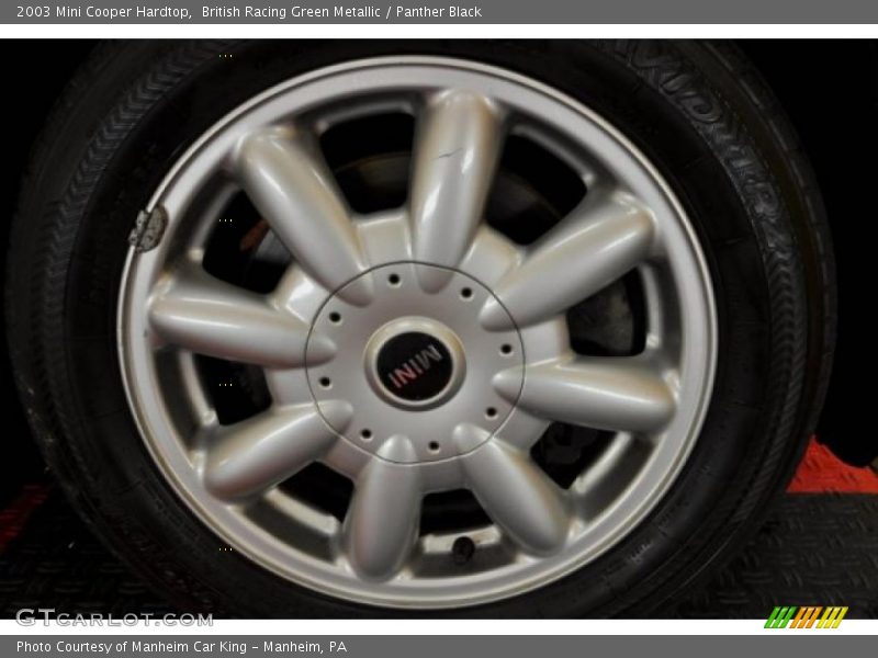 British Racing Green Metallic / Panther Black 2003 Mini Cooper Hardtop