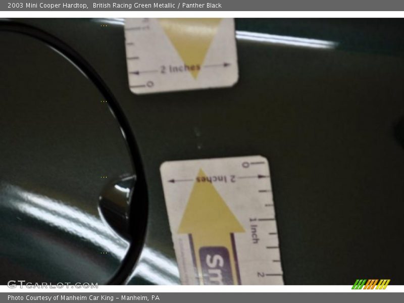 British Racing Green Metallic / Panther Black 2003 Mini Cooper Hardtop