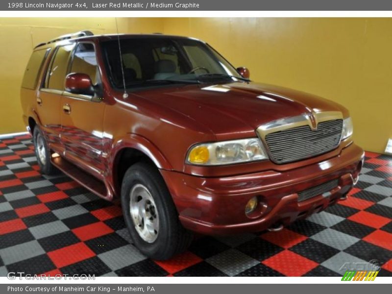 Laser Red Metallic / Medium Graphite 1998 Lincoln Navigator 4x4