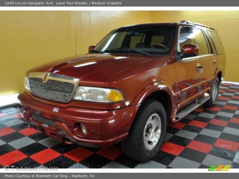 Laser Red Metallic / Medium Graphite 1998 Lincoln Navigator 4x4