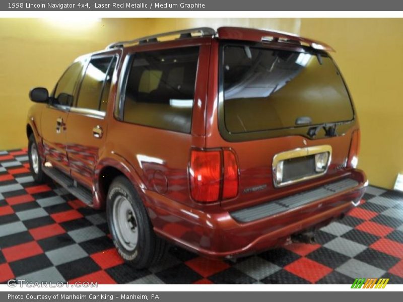 Laser Red Metallic / Medium Graphite 1998 Lincoln Navigator 4x4