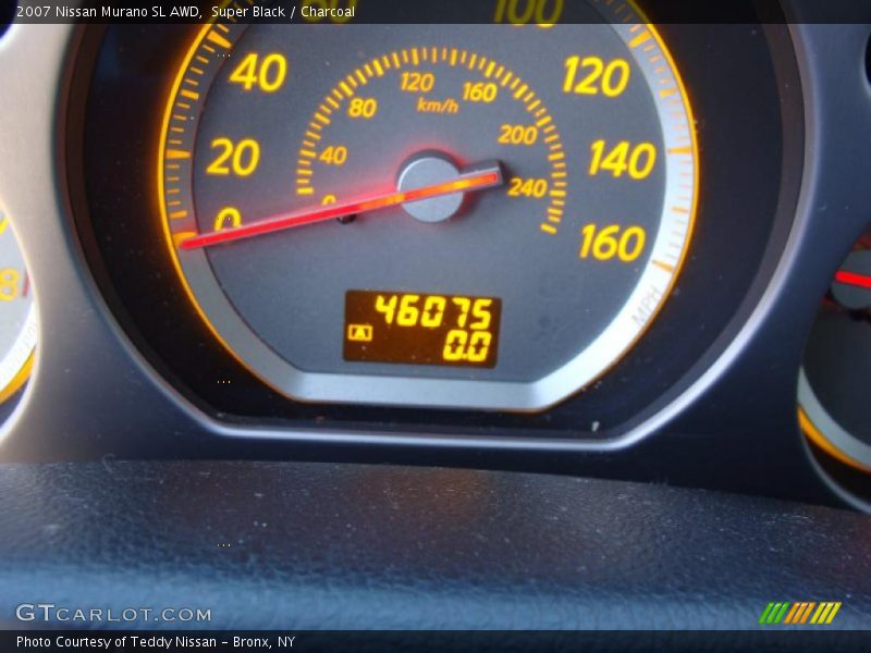 Super Black / Charcoal 2007 Nissan Murano SL AWD