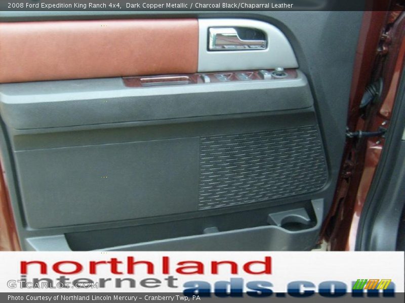 Dark Copper Metallic / Charcoal Black/Chaparral Leather 2008 Ford Expedition King Ranch 4x4