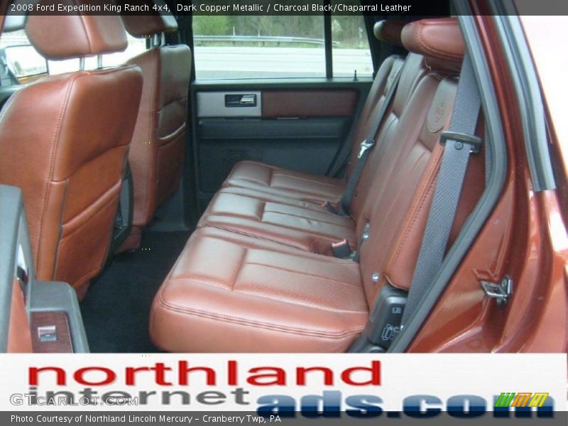 Dark Copper Metallic / Charcoal Black/Chaparral Leather 2008 Ford Expedition King Ranch 4x4