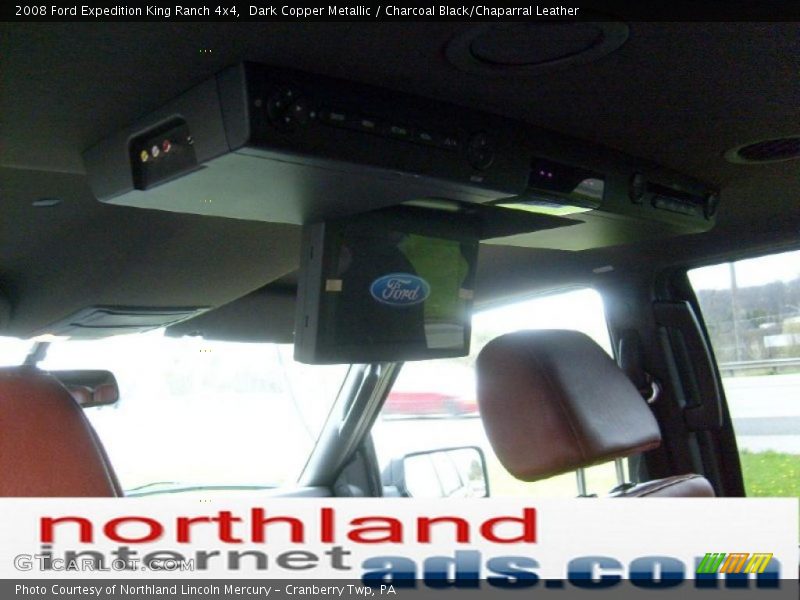 Dark Copper Metallic / Charcoal Black/Chaparral Leather 2008 Ford Expedition King Ranch 4x4