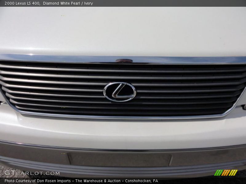Diamond White Pearl / Ivory 2000 Lexus LS 400