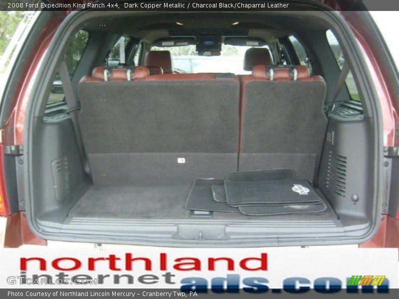Dark Copper Metallic / Charcoal Black/Chaparral Leather 2008 Ford Expedition King Ranch 4x4