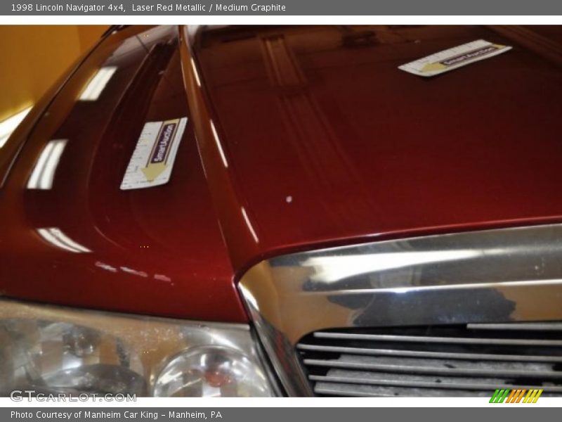 Laser Red Metallic / Medium Graphite 1998 Lincoln Navigator 4x4