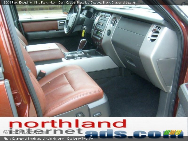 Dark Copper Metallic / Charcoal Black/Chaparral Leather 2008 Ford Expedition King Ranch 4x4