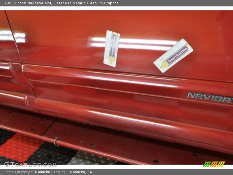 Laser Red Metallic / Medium Graphite 1998 Lincoln Navigator 4x4