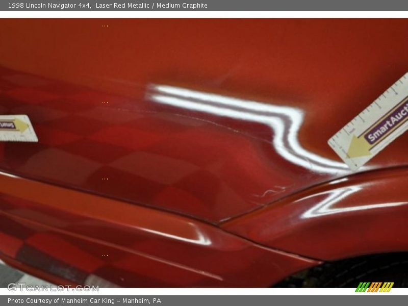 Laser Red Metallic / Medium Graphite 1998 Lincoln Navigator 4x4